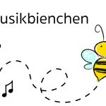 Musikbienchen Logo Biene und Noten